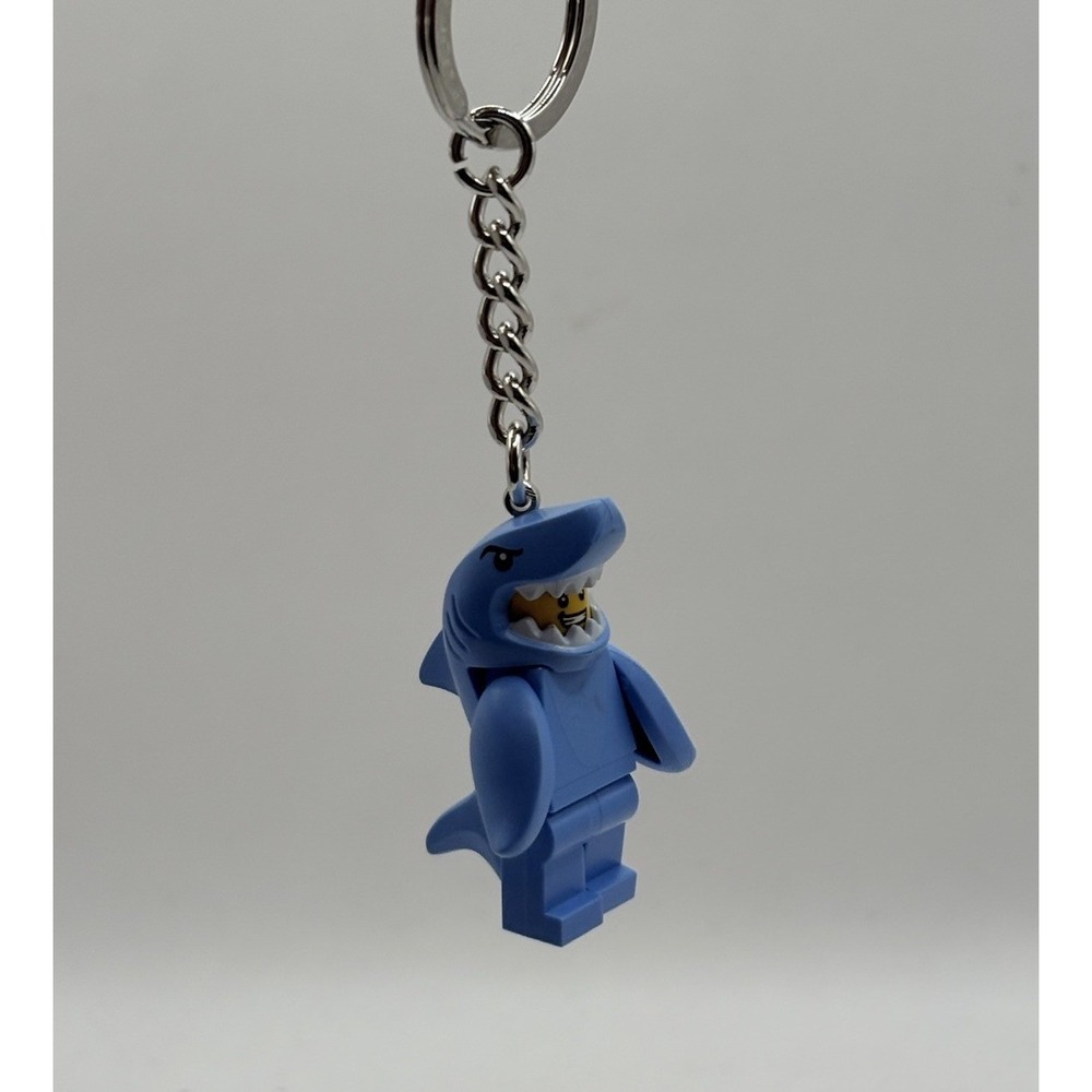 LEGO Shark Suit Guy Keyring 853666 Blue Minifigure Keychain